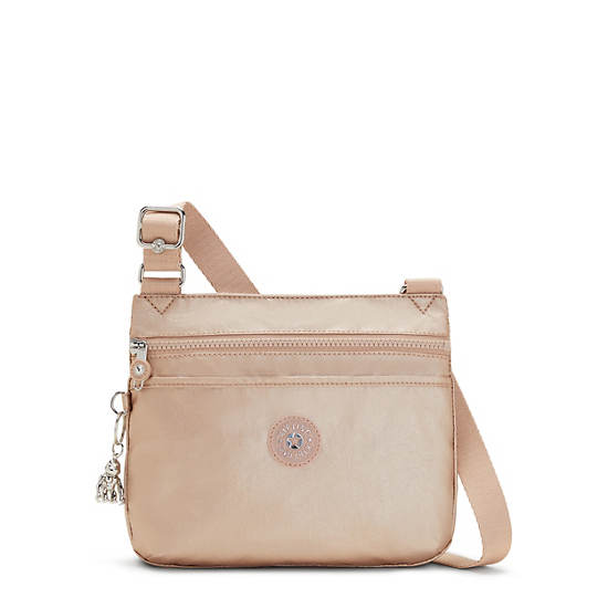 Kipling Emmylou Metallic Crossbody Veske Gull | NO 2106BE